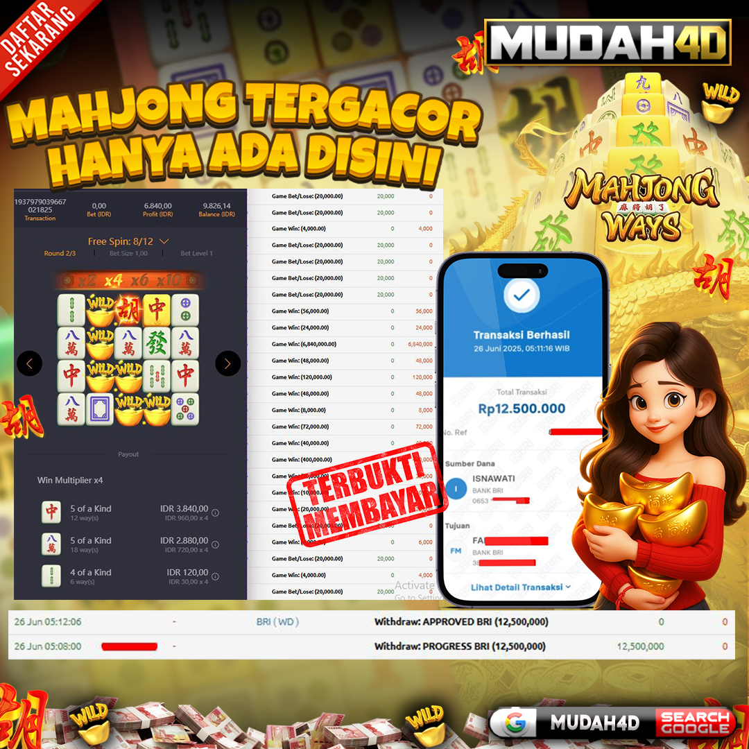 𝐁𝐮𝐤𝐭𝐢 𝐊𝐞𝐦𝐞𝐧𝐚𝐧𝐠𝐚𝐧 26 JUNI 𝟐𝟎𝟐𝟓 𝐝𝐢 MUDAH4D 𝐖𝐃 12.5 𝐉𝐮𝐭𝐚